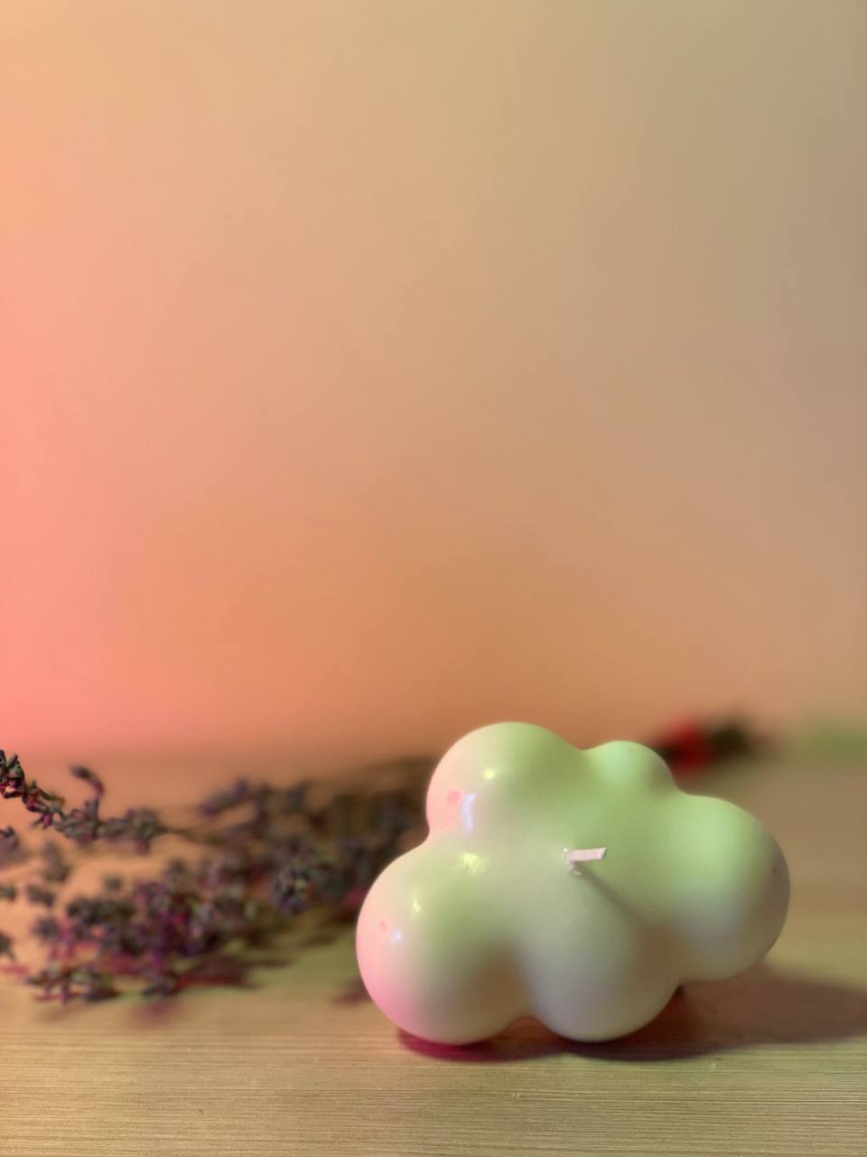 Cloud Soy Candle – Decorative Bubble Shape