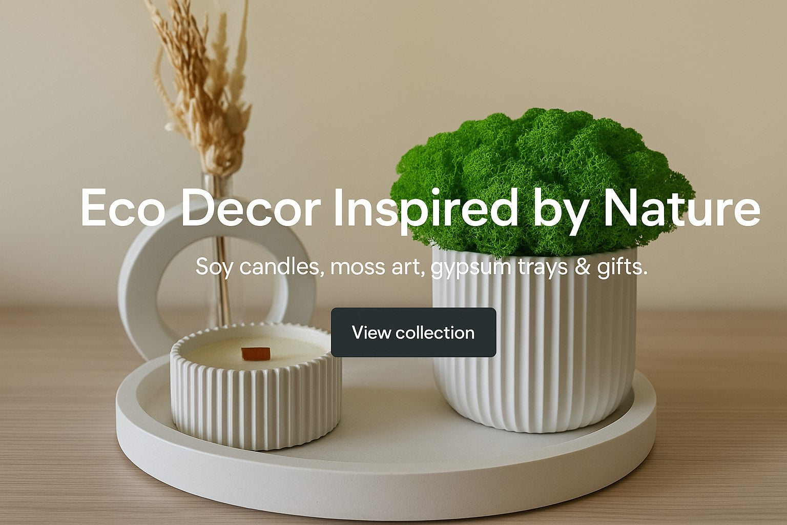 Visual Reference: Ecobloom Decor Handmade Moss Art Natural Home Décor