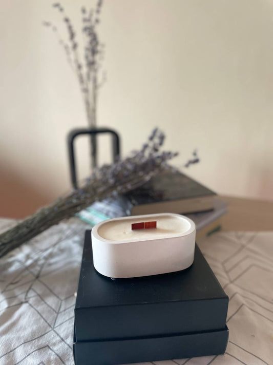 Ellipse Soy Candle – Modern Oval Container