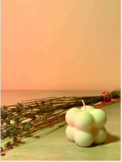 Mini Bubble Soy Candle – Small Sculptural Accent