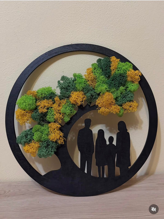 Tree of Life – Bonsai | Stabilized Moss Wall Decor