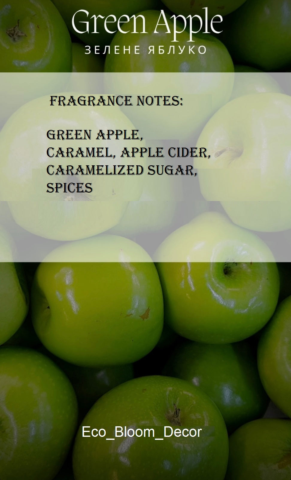 Green Apple – Soy Candle 100 ml
