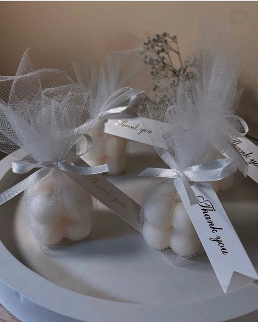 Festive Favor Soy Candle – Mini Guest Gift Candle