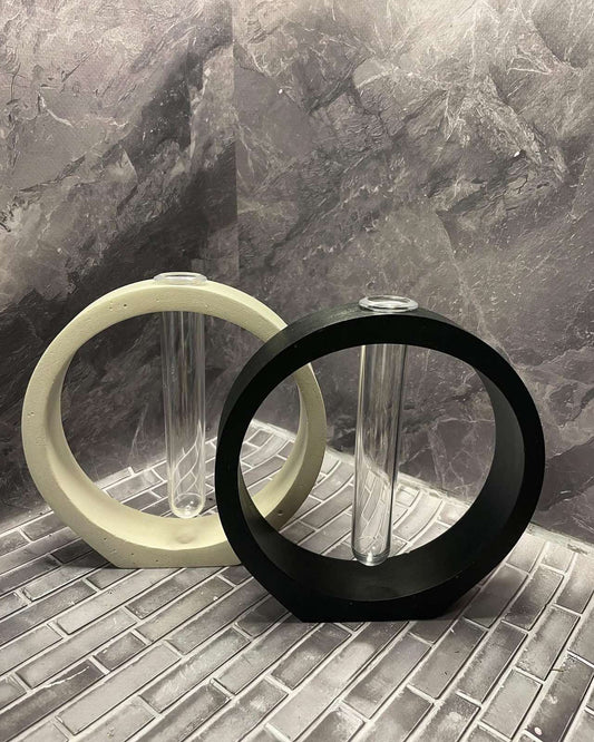 Handmade Gypsum Decorative Vases – Minimalist Home Decor