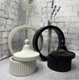 Yin & Yang gypsum Vase Set – Minimalist Decor